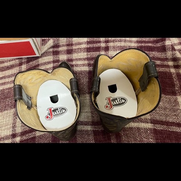 Vintage Justin Iguana leather Cowboy boots - Picture 10 of 16